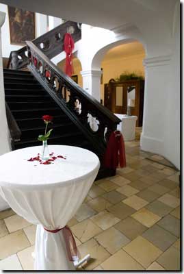 Das Foyer im Schloss